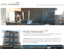 Tablet Screenshot of hotelalmoradi.com